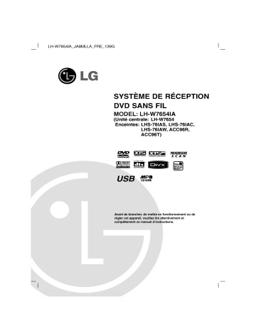 LG LH-W7652IA Manuel du propriétaire | Fixfr