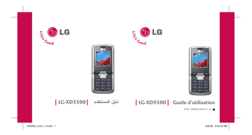 LG LGXD3500 Manuel du propriétaire | Fixfr