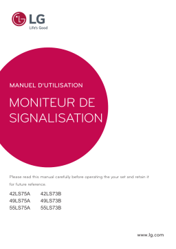 LG 42LS75A-5B Manuel du propriétaire