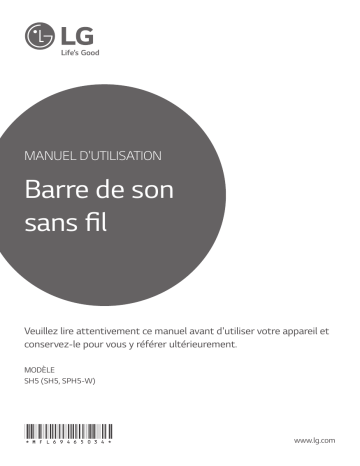 LG SH5 Manuel du propriétaire | Fixfr