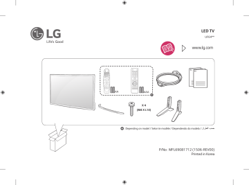 49UF640T | LG 43UF640T Manuel du propriétaire | Fixfr