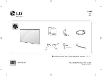 LG 55LJ615V Manuel du propriétaire | Fixfr
