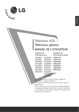 LG 42LG5000 Manuel du propriétaire