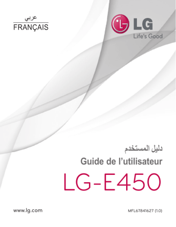 LG LGE450 Manuel du propriétaire | Fixfr