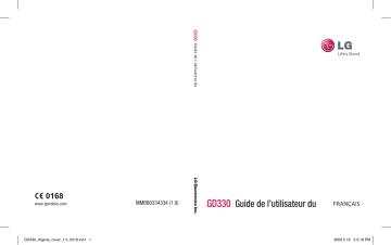 LG GD330 Manuel du propriétaire | Fixfr