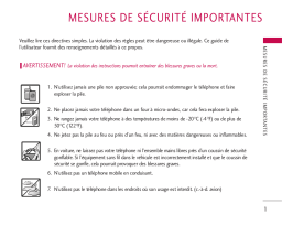 LG LG3300 Manuel du propriétaire