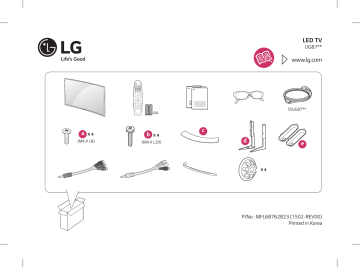 LG 65UG870T Manuel du propriétaire | Fixfr