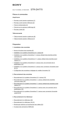 Sony STR-DH770 Manuel du propriétaire