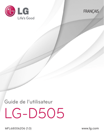 LG Optimus F6 - LG-D505 | LGD505 | LG Optimus F6 - LG D505 Manuel du propriétaire | Fixfr