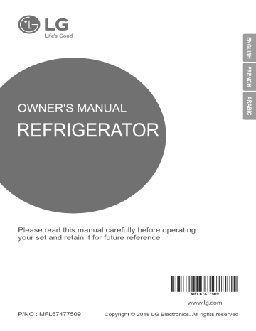 GR-M307GLDL | LG GR-M331GLDL Manuel du propriétaire | Fixfr