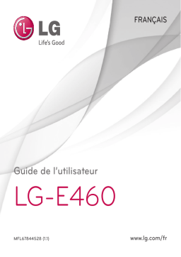 LG E460 Manuel du propriétaire