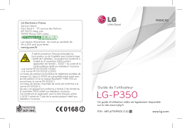 LG-P350 Guide de l'utilisateur | AI Chat & PDF Access