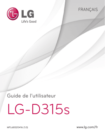 LG LGD315S Manuel du propriétaire | Fixfr