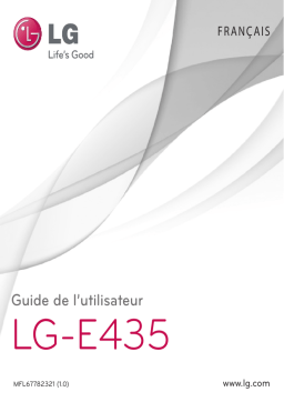LG E435 Manuel du propriétaire