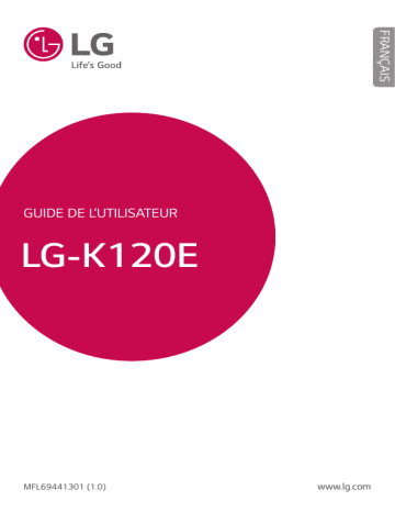 LGK120E | LG K4 LTE | LG K120E Manuel du propriétaire | Fixfr