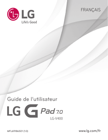 LGV400 | LG LG G Pad 7.0 Manuel du propriétaire | Fixfr