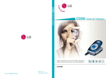 LG C2200 Manuel du propriétaire | Fixfr