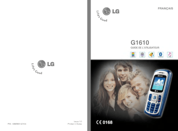 LG G1610 Manuel du propriétaire | Fixfr