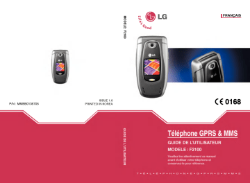 LG F2100 Manuel du propriétaire | Fixfr