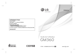 LG LG GM360 Manuel du propriétaire