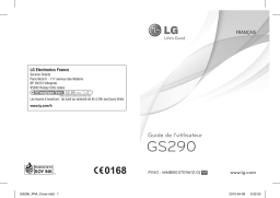 LG GS290 Manuel du propriétaire