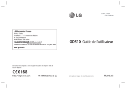 LG LG GD510 Manuel du propriétaire