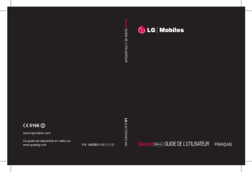 LG LG KF757 Manuel du propriétaire | Fixfr