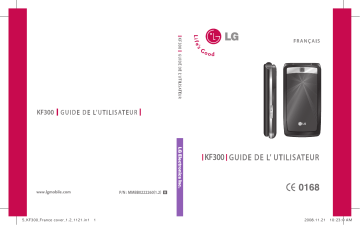 LG LG KF300 Manuel du propriétaire | Fixfr