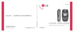 LG KG240 Manuel du propriétaire