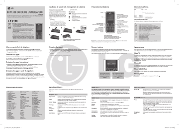 LG LG KP130 Manuel du propriétaire | Fixfr