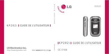 LG KP202i Manuel du propriétaire | Fixfr