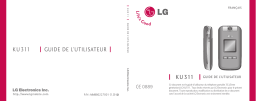 LG KU311 Manuel du propriétaire