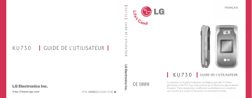 LG KU730 Manuel du propriétaire | Fixfr