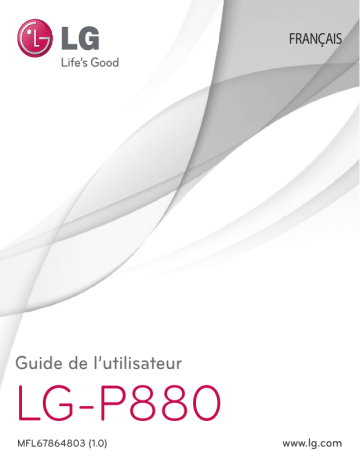 LG Swift 4X HD (P880) | LGP880 | LG Optimus 4X HD | LG P880 Manuel du propriétaire | Fixfr