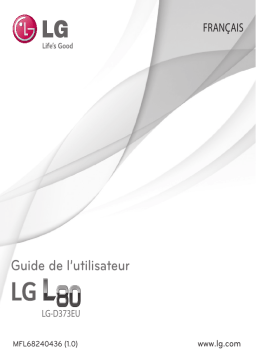 LG LGD373EU Manuel du propriétaire