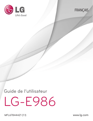 LGE986 | LG LG Optimus G Pro Manuel du propriétaire | Fixfr