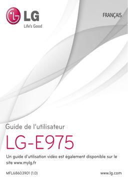 LG LG Optimus G Manuel du propriétaire