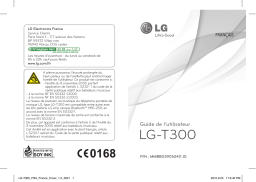LG-T300 Guide de l'utilisateur: Chat IA et PDF