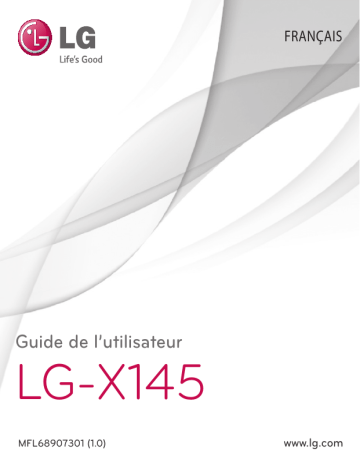 LG LGX145 Manuel du propriétaire | Fixfr