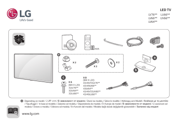 LG LG 43LU661H Manuel du propriétaire | Fixfr