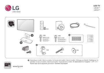 LG 43LW341H Manuel du propriétaire | Fixfr