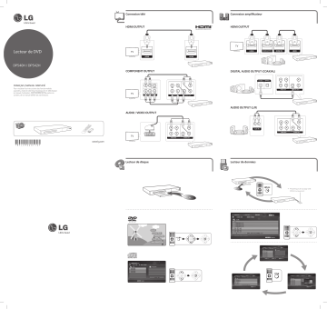 LG DP542H Manuel du propriétaire | Fixfr