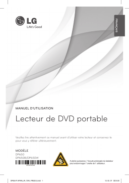 LG DP650B Manuel du propriétaire