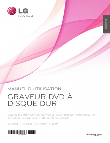 LG RH735T | RH735T | LG LG RH731T Manuel du propriétaire | Fixfr