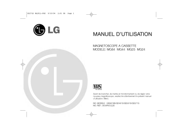 LG MG25 Manuel du propriétaire | Fixfr