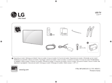 32LJ510B | LG 32LJ510B | LG 32LJ510U Manuel du propriétaire | Fixfr