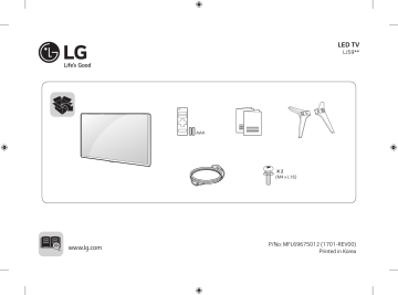 LG LG 32LJ590U Manuel du propriétaire | Fixfr