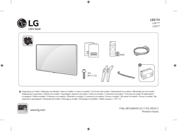 LG 32LJ610V Manuel du propriétaire | Fixfr