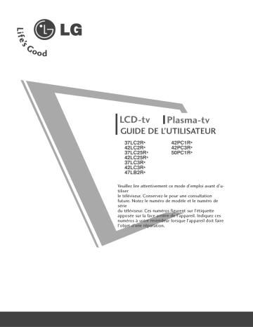 LG 42LC3R Manuel du propriétaire | Fixfr