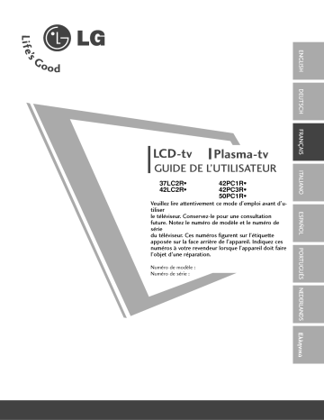 LG 42PC1R Manuel du propriétaire | Fixfr